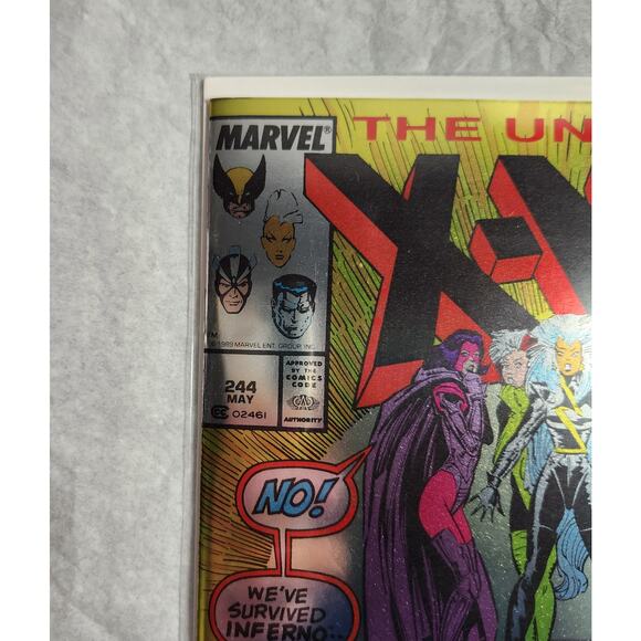 Marvel The Uncanny X-Men #244 Facsimile Edition Foil 1st App Jubilee  Brand New - Picture 2 of 6